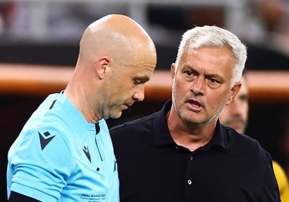 UEFA-dan Mourinyuya 4 oyunluq cəza