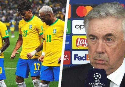 Neymar Ançelottini arzulayır