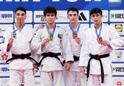 Azərbaycan cüdoçolarından AÇ-də daha 3 medal