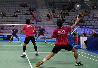 Avropa Oyunları: Azərbaycanın badminton tandemləri növbəti dəfə məğlub oldular