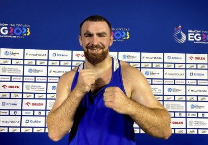 Daha bir boksçumuz Avropa Oyunlarında medalı təmin etdi