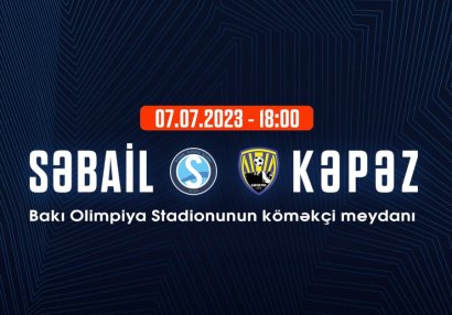 “Səbail” “Kəpəz”lə qarşılaşacaq
