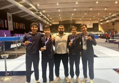 Azərbaycan millisi Portuqaliyada gümüş medal qazandı