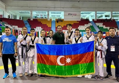 Taekvondoçularımız Türkiyədə 4 qızıl medal qazandılar