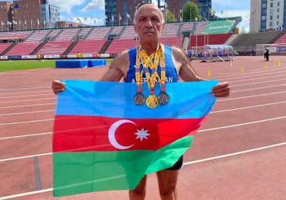Azərbaycan atletindən Veteranların Avropa Oyunlarında 2 medal