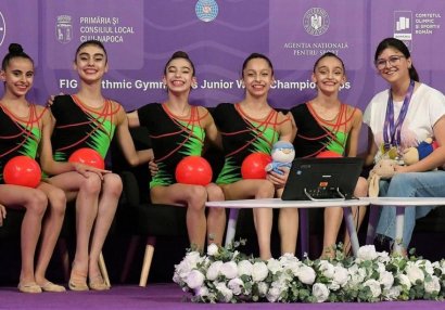 Azərbaycan gimnastlarından DÇ-də daha bir bürünc medal