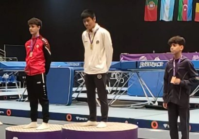 Azərbaycan gimnastları Portuqaliyada üç medal qazandılar