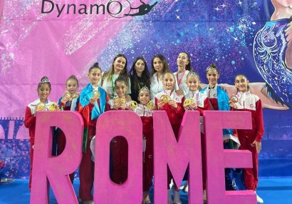 Azərbaycanlı gimnastlar İtaliyada qızıl medallar qazandılar