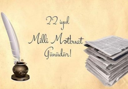 Bu gün Azərbaycanda Milli Mətbuat Günüdür 