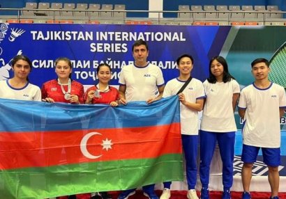 Azərbaycan badmintonçularından 3 medal