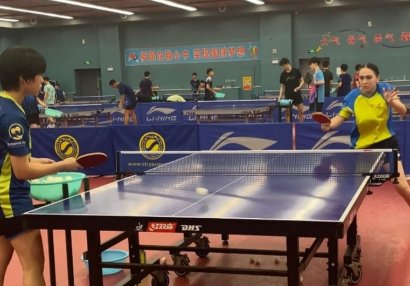 Azərbaycanın stolüstü tennisçiləri beynəlxalq yarışlara Çində hazırlaşır