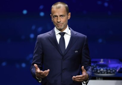 UEFA prezidenti ərəblərin ÇL-də oynaması barədə danışdı: \