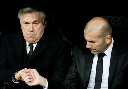 Ançelotti Zidana çatdı