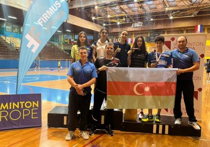 Badmintonçularımız beynəlxalq turnirdə bürünc medal qazandılar