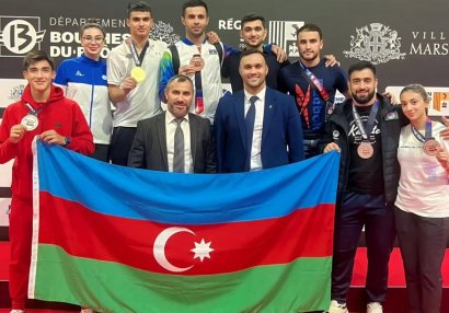 Azərbaycan karateçiləri Fransada 5 medal qazandılar
