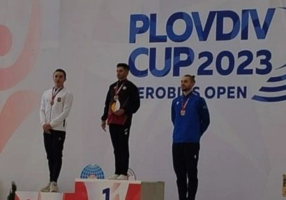 Azərbaycan gimnastlarından beynəlxalq turnirdə qızıl və gümüş medal