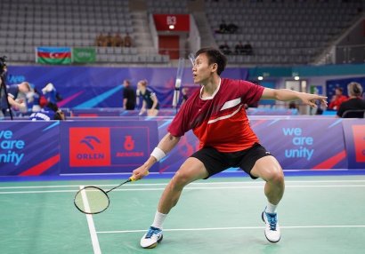 Azərbaycan badmintonçusu Niderlandda 2-ci oldu