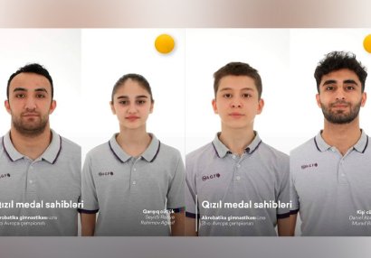 Azərbaycan gimnastlarından AÇ-də qızıl medal