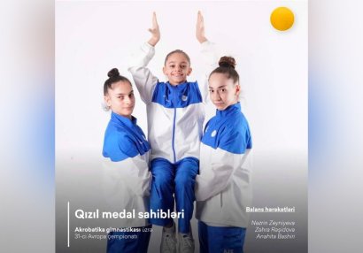 Azərbaycan gimnastlarından AÇ-də daha bir qızıl medal