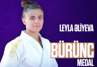 Leyla Əliyevadan Əbu-Dabidə bürünc medal
