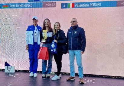 Azərbaycan avarçəkəni İtaliyada gümüş medal qazandı