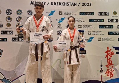 Azərbaycanlı karateçi Almatıda dünya çempionu oldu