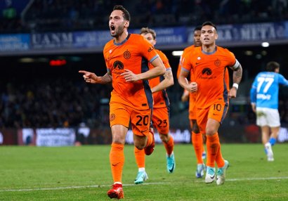 “İnter” “Napoli”yə böyük hesabla qalib gəldi