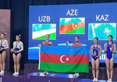 Azərbaycan gimnastlarından Özbəkistanda qızıl medal