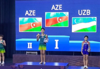 Azərbaycan gimnastlarından Özbəkistanda daha dörd medal