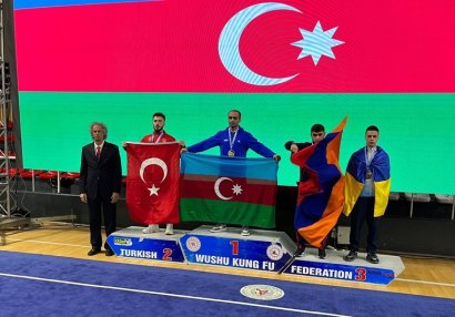 Uşu kunq-fu üzrə Azərbaycan millisi Avropa çempionatında 9 medal qazandı