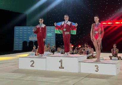 Azərbaycan gimnastlarından beynəlxalq turnirdə 7 medal