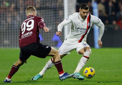 “Milan” səfərdə məğlubiyyətdən son anda qurtuldu