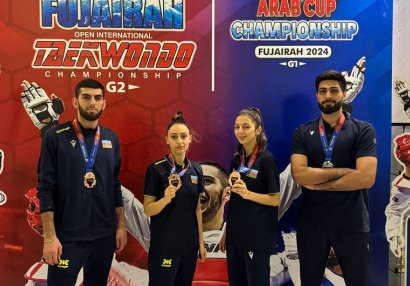 Azərbaycan taekvondoçularından beynəlxalq turnirdə 4 medal
