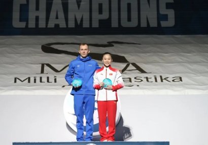 Azərbaycan gimnastı “AGF Trophy” kubokuna yiyələndi