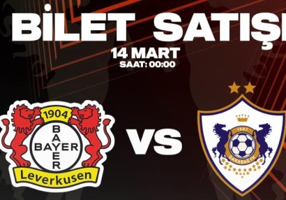 “Bayer”lə oyunu stadiondan izləmək istəyən azarkeşlərin diqqətinə