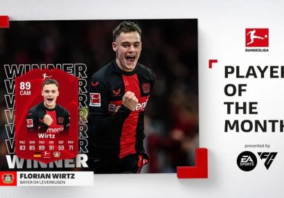 “Bayer”in futbolçusu 3-cü dəfə ayın ən yaxşısı seçildi