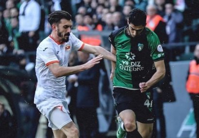 Şeydayevli “Kocaelispor” səfərdə uduzdu