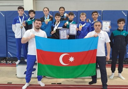 Azərbaycan gimnastlarından Qazaxıstanda 6 medal