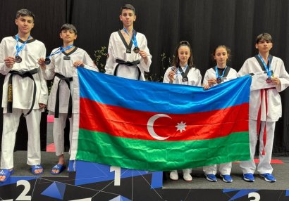 Azərbaycan taekvondoçuları Tallində 6 medal qazandılar