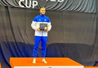 Azəbaycan idmançısı Beynəlxalq Gimnastika Federasiyasının kubokunu qazandı