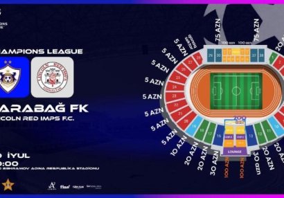 “Qarabağ”ın “Linkoln”la ev matçının biletləri satışa çıxarılır