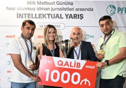 İdman jurnalistləri arasında intellektual yarış keçirildi
