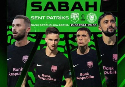 “Sabah” – “Sent Patriks” matçının biletləri satışa çıxarıldı