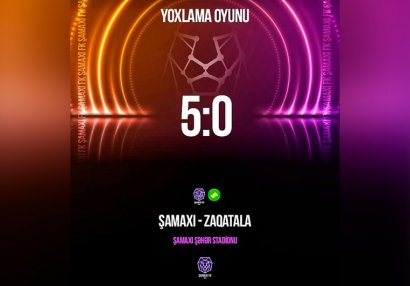 "Şamaxı"dan 5 qol