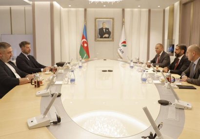 AFFA prezidenti gürcüstanlı həmkarı ilə görüşdü