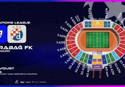 "Qarabağ" - "Dinamo" (Zaqreb) oyununun biletləri satışda