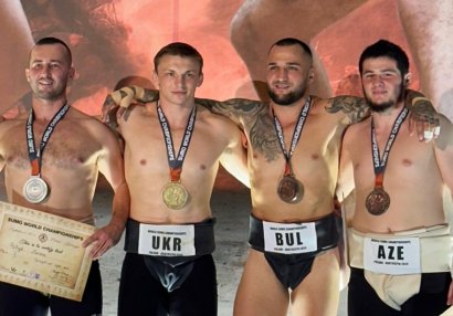 Azərbaycanın sumo güləşçilərindən dünya çempionatında 3 medal
