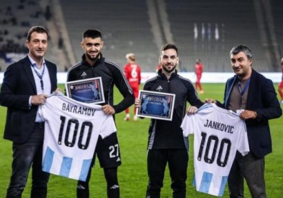 "Qarabağ"ın iki futbolçusu 100-ə çatdı