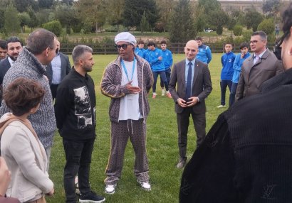 Ronaldinyonun Azərbaycana səfəri başa çatdı