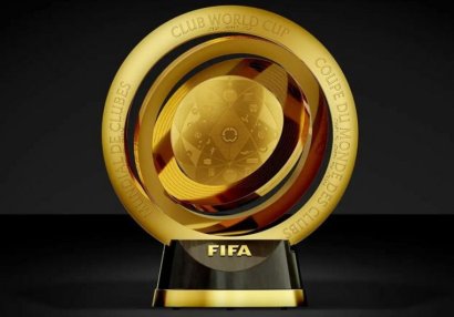 FİFA klublararası dünya çempionatının yeni kubokunu təqdim etdi
